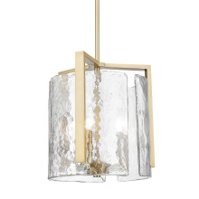Golden 3164-3P BCB-HWG - Golden Lighting Aenon 3-light Pendant in Brushed Champagne Brass